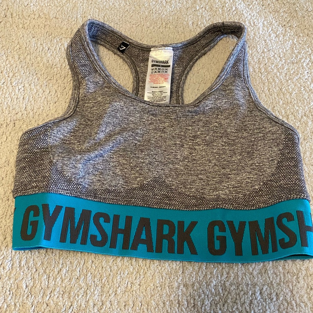 GYMSHARK Gray Sports Bra